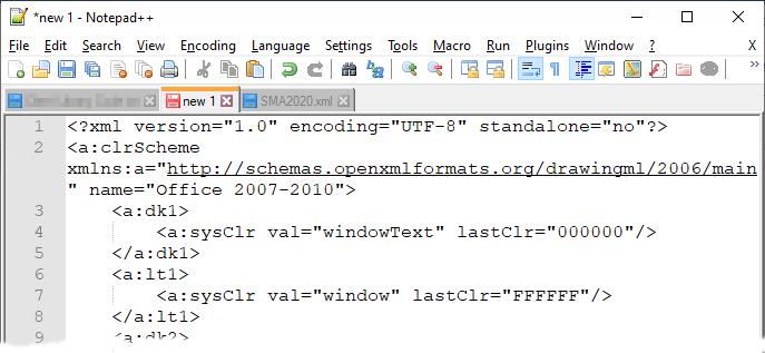 Notepad++ before save