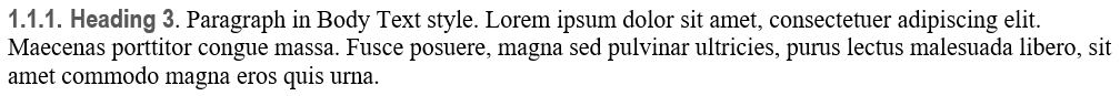 Run-on Heading Example
