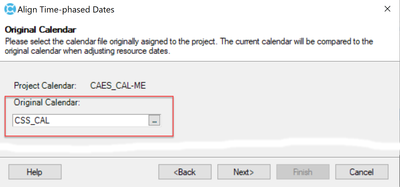 Deltek Align Time-Phased Dates