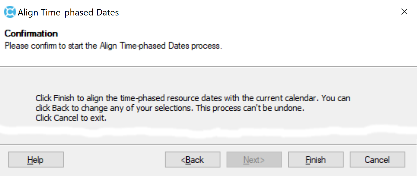 Deltek Align Time-Phased Dates
