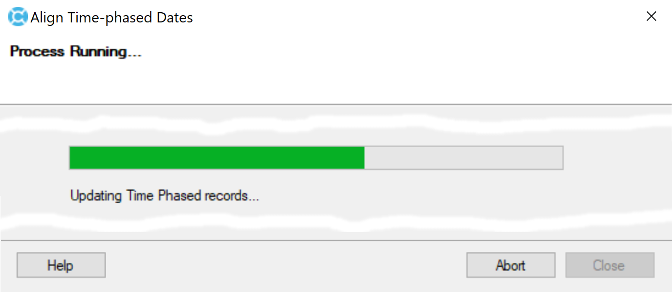 Deltek Align Time-Phased Dates