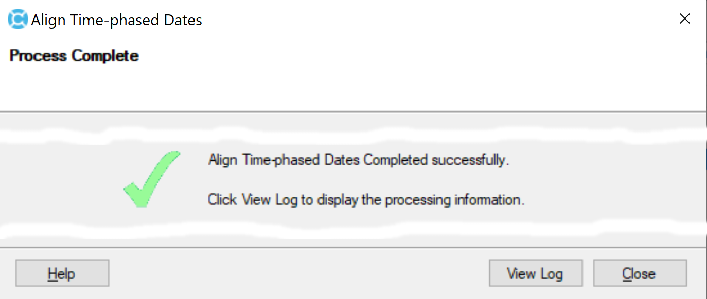 Deltek Align Time-Phased Dates