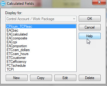 Deltek Cobra Calculated Field Expression