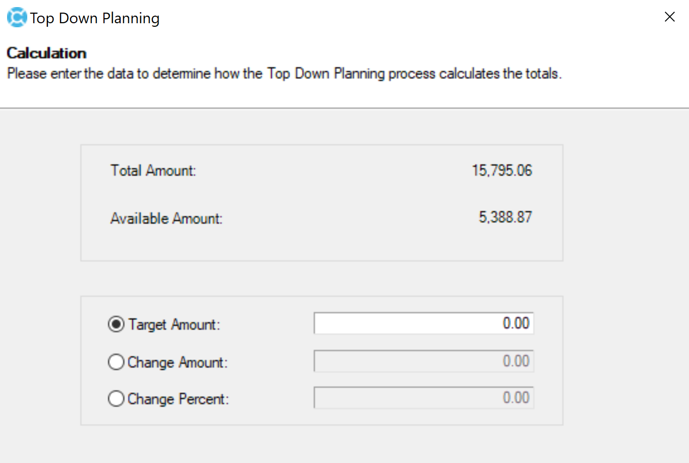 Deltek Cobra Top Down Planning