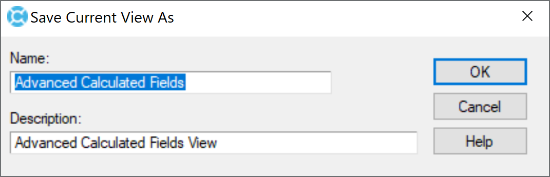 Deltek Cobra Save Current View