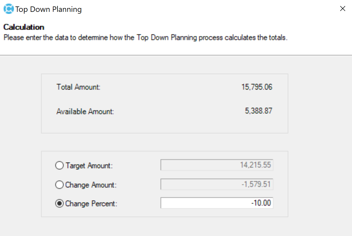 Deltek Cobra Top Down Planning