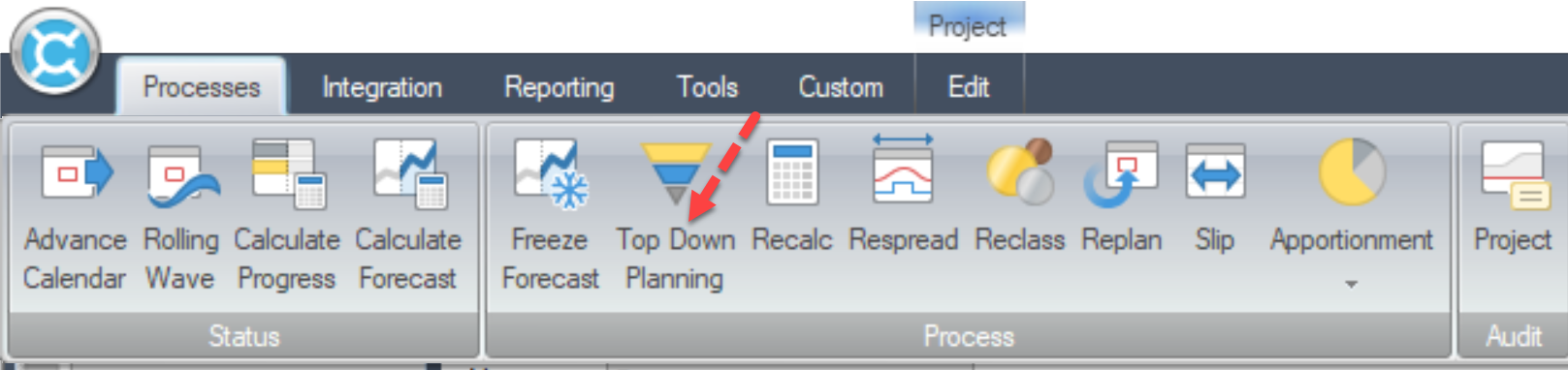 Deltek Cobra Top Down Planning Wizard