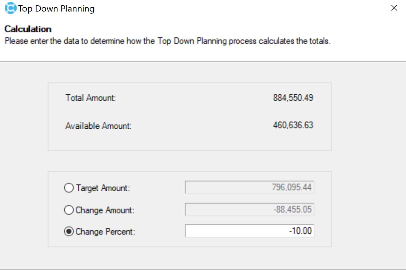 Deltek Cobra Top Down Planning