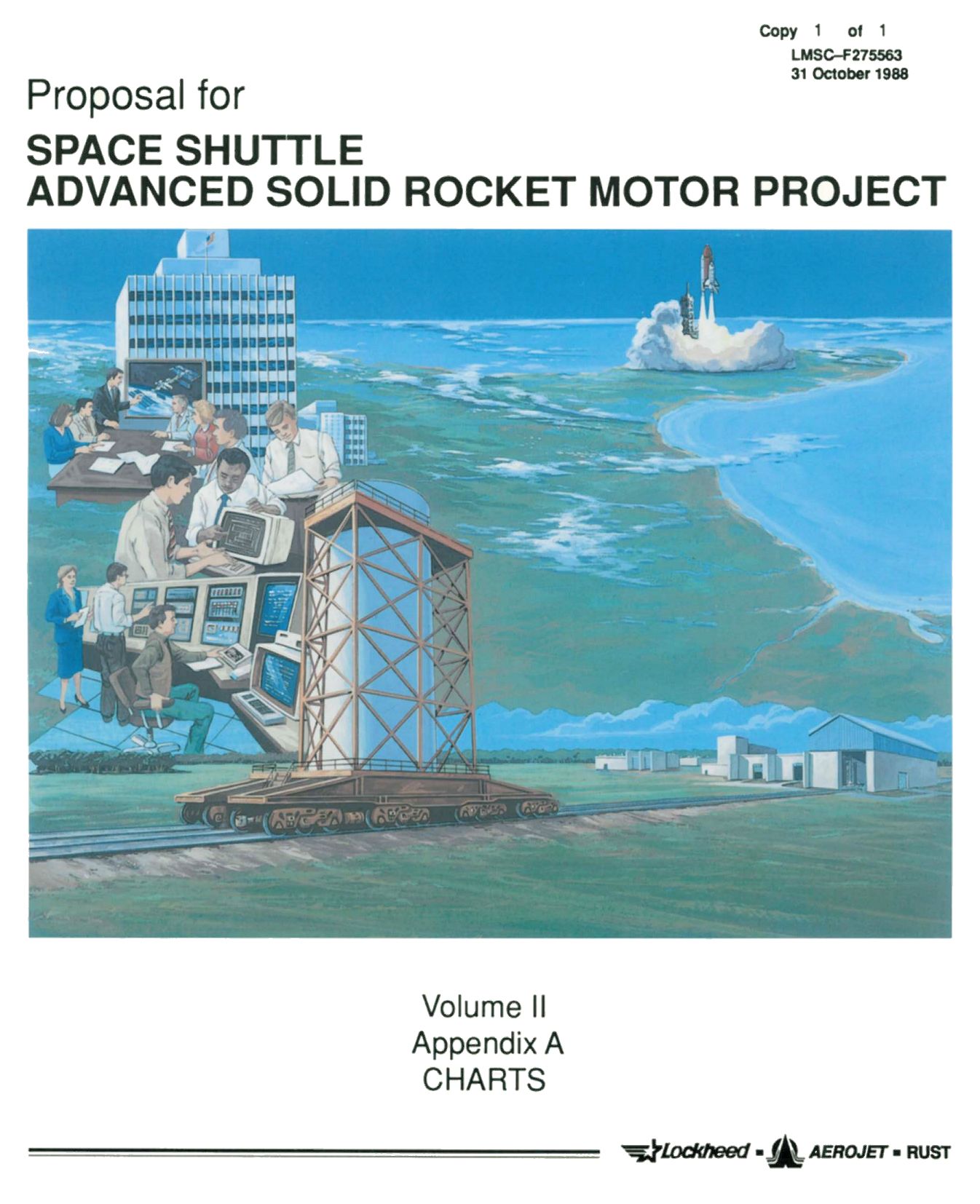 Lockheed Space Shuttle Advanced Solid Rocket Motor 1988