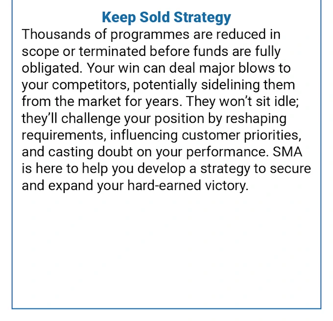 The Program Lifecycle Company® Keep Sold Strategy