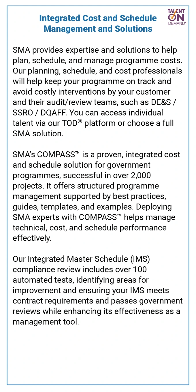 The Program Lifecycle Company® Integrated Cost and Schedule Management and Solutions