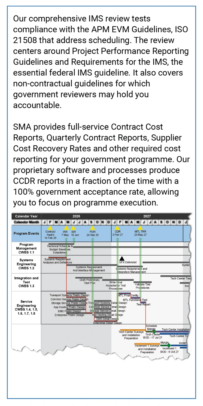 The Program Lifecycle Company® Integrated Cost and Schedule Management and Solutions cont.