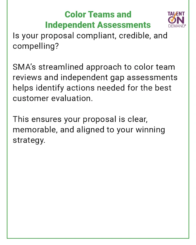 Color Teams and Independent Assessments