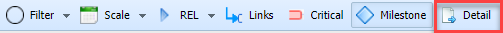 Empower Gantt Toolbar Detail Button