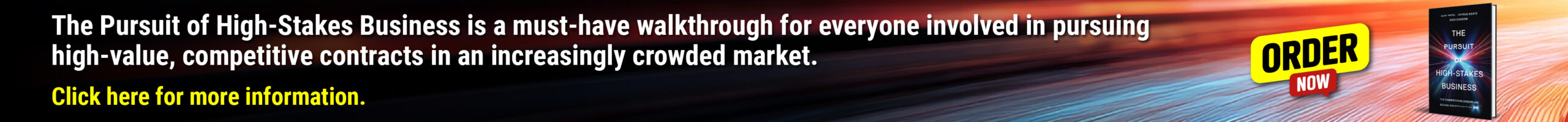 The Pursuit of High-Stakes Business - Order Now!
